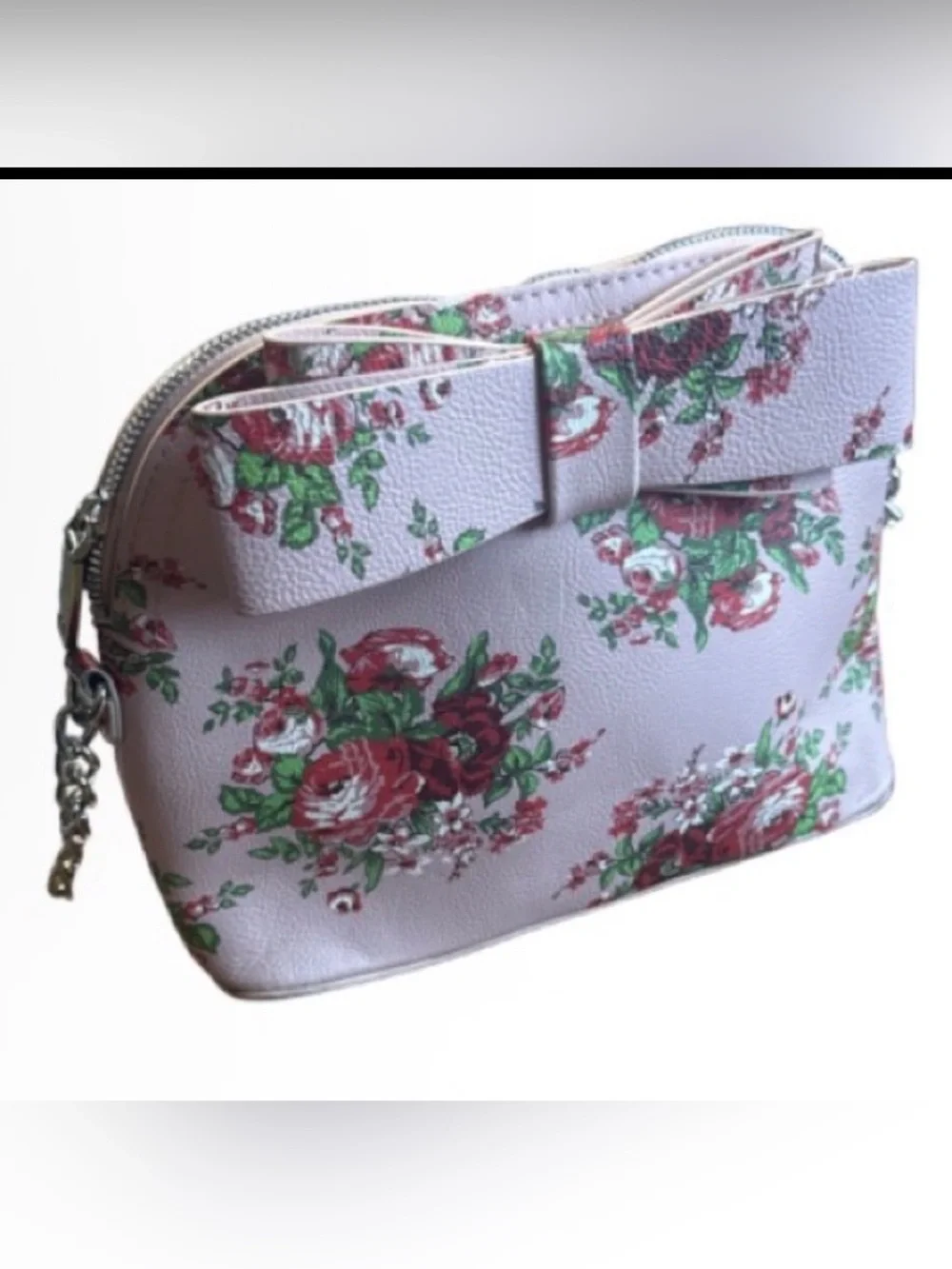 Betsey johnson big bow Floral Print Women's Bag